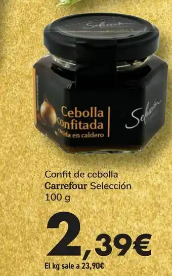 Carrefour Confit de cebolla carrefour selección oferta