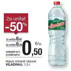 BonpreuEsclat Viladrau - aigua mineral natural oferta