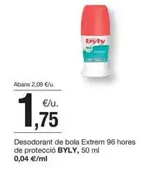 BonpreuEsclat Byly - desodorant de bola extrem oferta