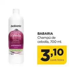 Alimerka Babaria - champu de cebolla oferta