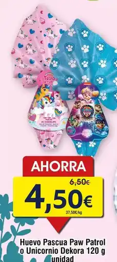 FROIZ Paw patrol - huevo pascua oferta