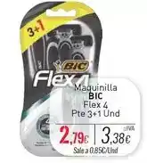 Cuevas Cash Bic - maquinilla flex 4 pte 3+1 und oferta
