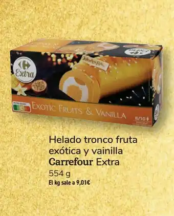 Carrefour Helado tronco fruta exótica y vainilla carrefour extra oferta