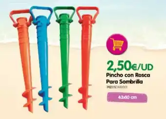 Don Dino Pincho con rosca para sombrilla oferta