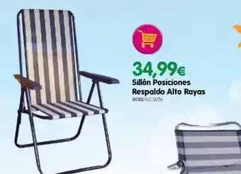 Don Dino Sillón posciones respaldo alto rayas oferta