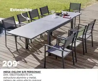 GiFi Mesa oslow 6/8 personas oferta