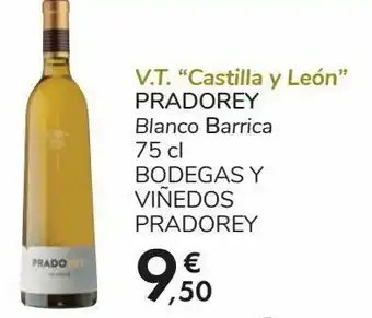 Carrefour V.t. castilla y león pradorey blanco barrica bodegas y viñedos pradorey oferta