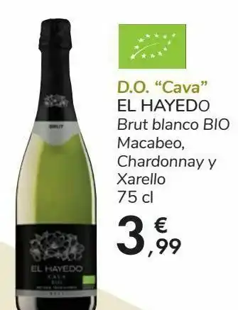 Carrefour D.o. ''cava'' el hayedo burt blanco bio oferta
