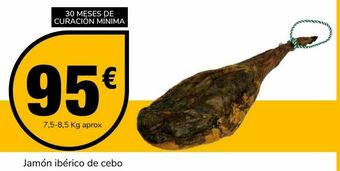 Supeco Jamón ibérico de cebo oferta