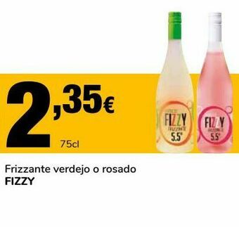 Supeco Frizzante verdejo o rosado fizzy oferta