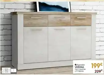 Samsung Aparador 3 puertas 3 cajones verona oferta