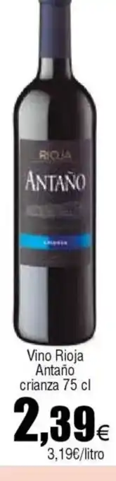 Cash FROIZ Vino Rioja Antaño crianza oferta