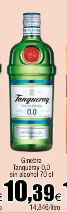 Cash FROIZ Ginebra Tanqueray 0,0 sin alcohol oferta