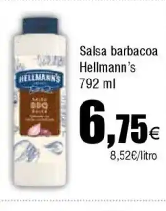 Cash FROIZ HELLMANN'S Salsa barbacoa oferta
