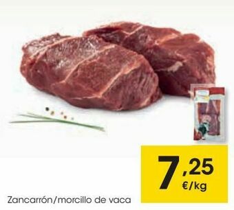 Eroski Zancarrón / morcillo de vaca oferta