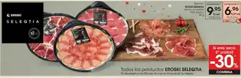 Eroski Eroski seleqtia jamón de bellota 100% ibérico oferta