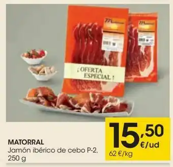 Matorral jamón ibérico de cebo