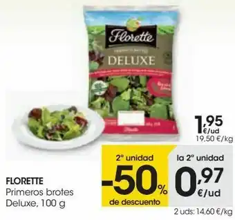 Eroski Florette primeros brotes deluxe oferta
