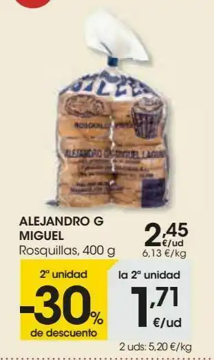 Eroski Alejandro g miguel rosquillas oferta