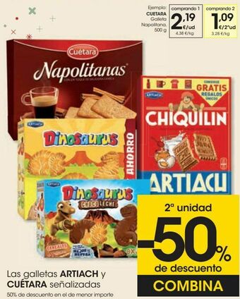 Eroski Cuetara galleta napolitana oferta