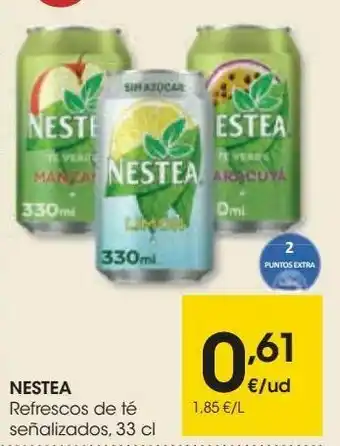 Eroski Nestea refrescos de té oferta