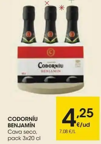 Eroski Codorníu benjamin oferta
