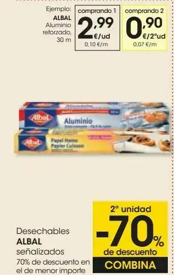 Eroski Albal aluminio reforzado oferta