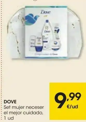 Eroski Dove set mujeres neceser el mejor cuidado oferta