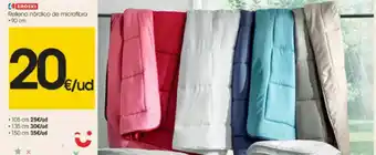Eroski Relleno nórdico de microfibra oferta