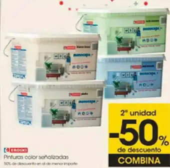 Eroski Eroski pinturas color señalizados oferta