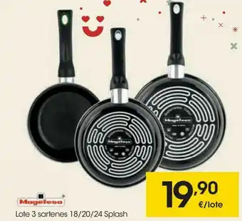 Eroski Lote 3 sartenes magefesa oferta