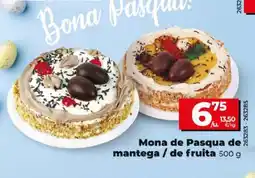 Dia Mona de Pasqua de mantega / de fruita oferta