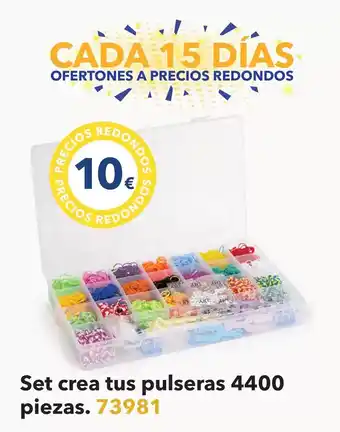 Tiendas MGI Set crea tus pulseras 4400 piezas 73981 oferta