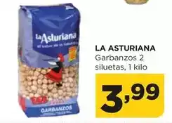 Alimerka La asturiana - garbanzos 2 siluetas oferta