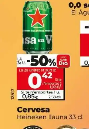 Dia HEINEKEN Cervesa oferta