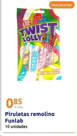 Action Piruletas remolino Funlab oferta