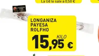 Hiperber Longaniza payesa rolfho oferta