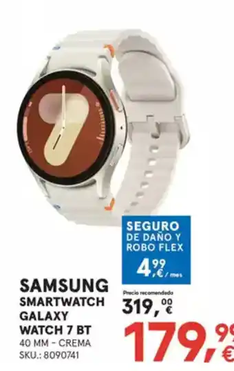 Worten SAMSUNG Smartwatch galaxy watch 7 bt oferta