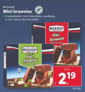 Lidl Mini brownies oferta