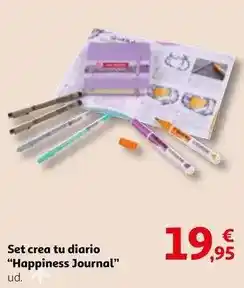 Alcampo Crea - set tu diario happiness journal oferta
