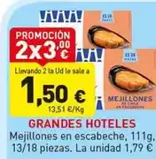 Hiperber Grandes hoteles - mejillones en escabeche oferta