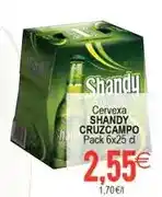 Supermercados Aquí Shandy - cerveza oferta