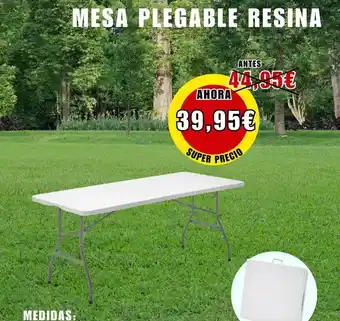 Outlet Hogar Mesa plegable resina oferta