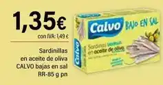 Cash Ifa Calvo - sardinillas en aceite de oliva oferta