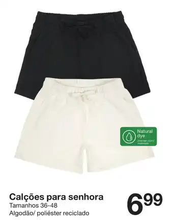 Zeeman Calções para senhora oferta