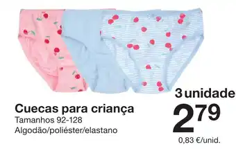 Zeeman Cuecas para criança oferta