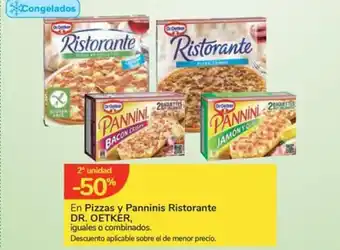Carrefour Express DR. OETKER En Pizzas y Panninis Ristorante oferta