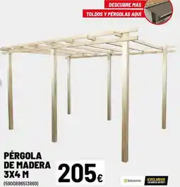 Brico Depôt Pérgola de madera 3x4 m oferta