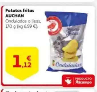 Alcampo supermercado AUCHAN Patatas fritas oferta