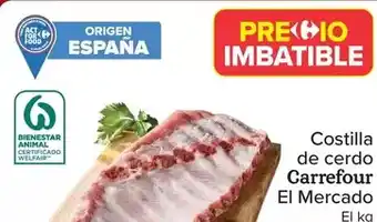 Carrefour Carrefour el mercado - costilla de cerdo oferta
